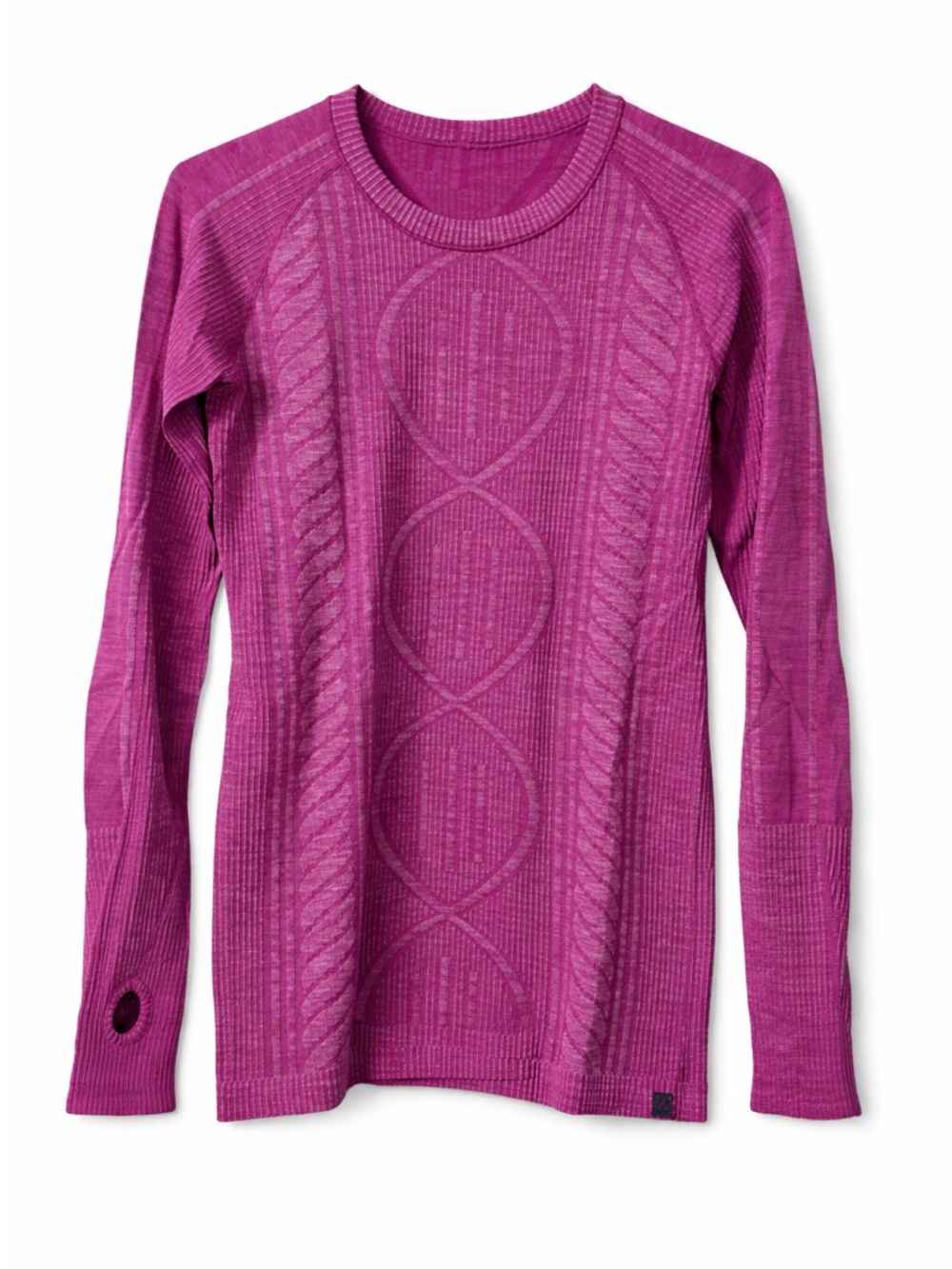 Lululemon Seamless Long Sleeve Top – Pink/Purple (– See Measurements) - Picture 1 of 6